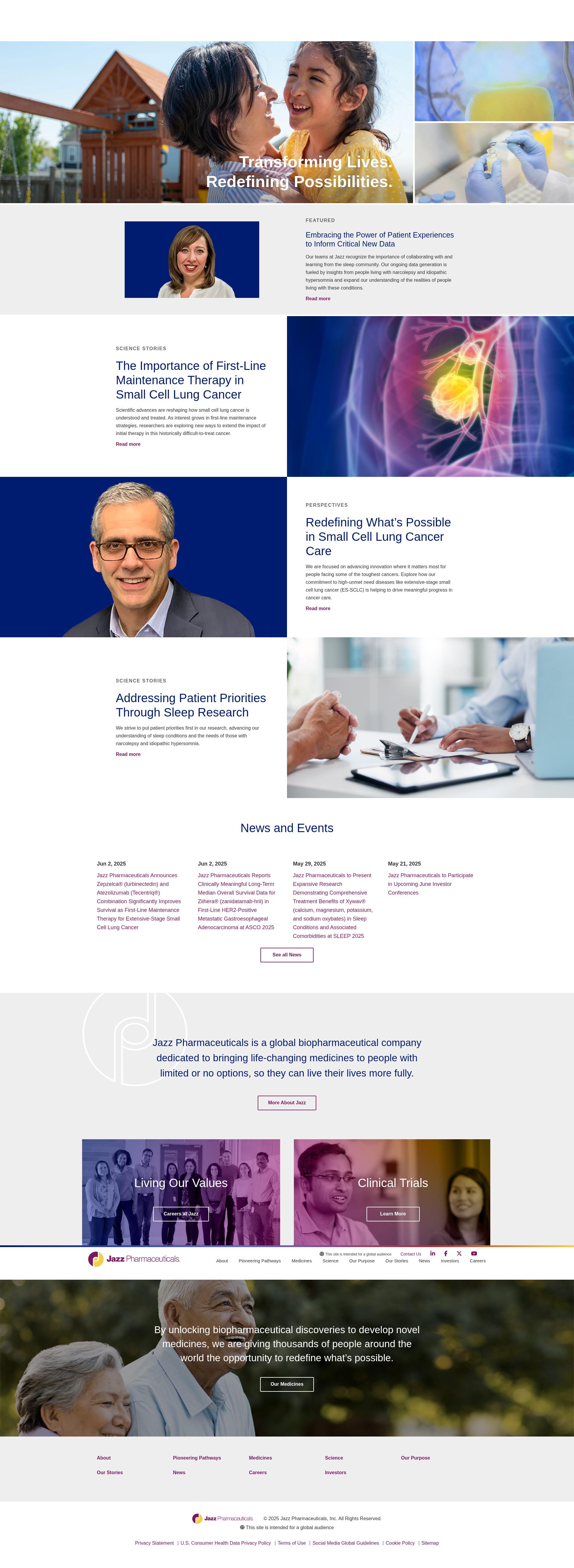 Screenshot of jazzpharma.com