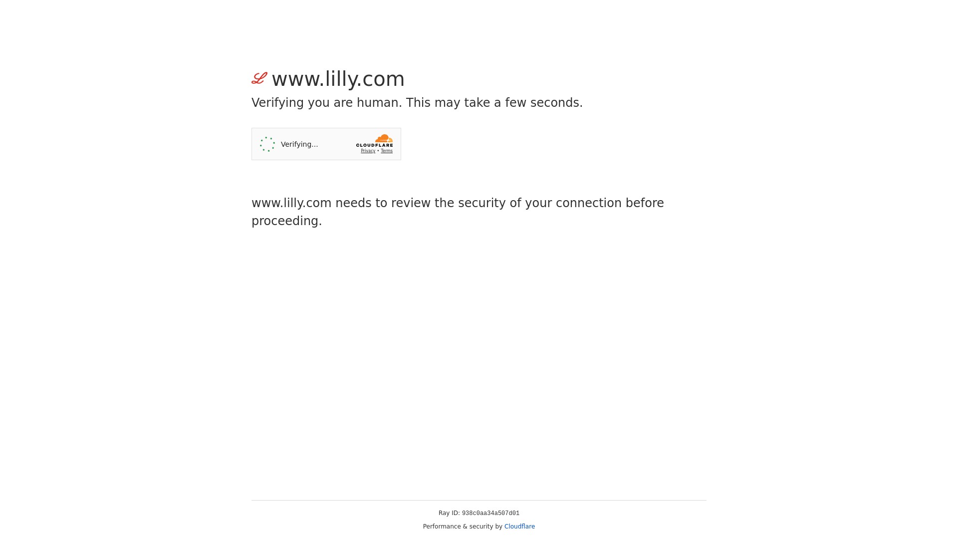 Screenshot of lilly.com
