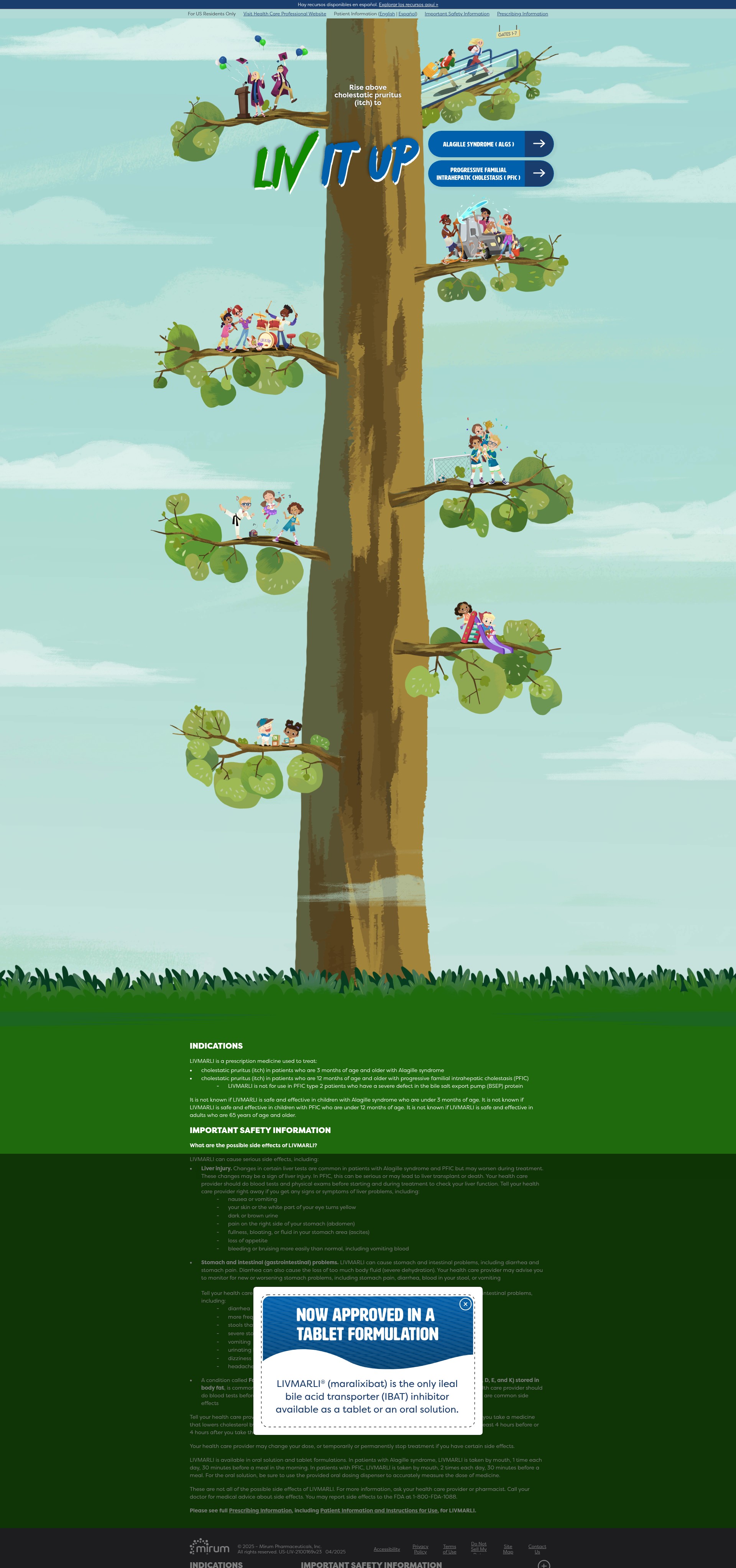 Screenshot of livmarli.com