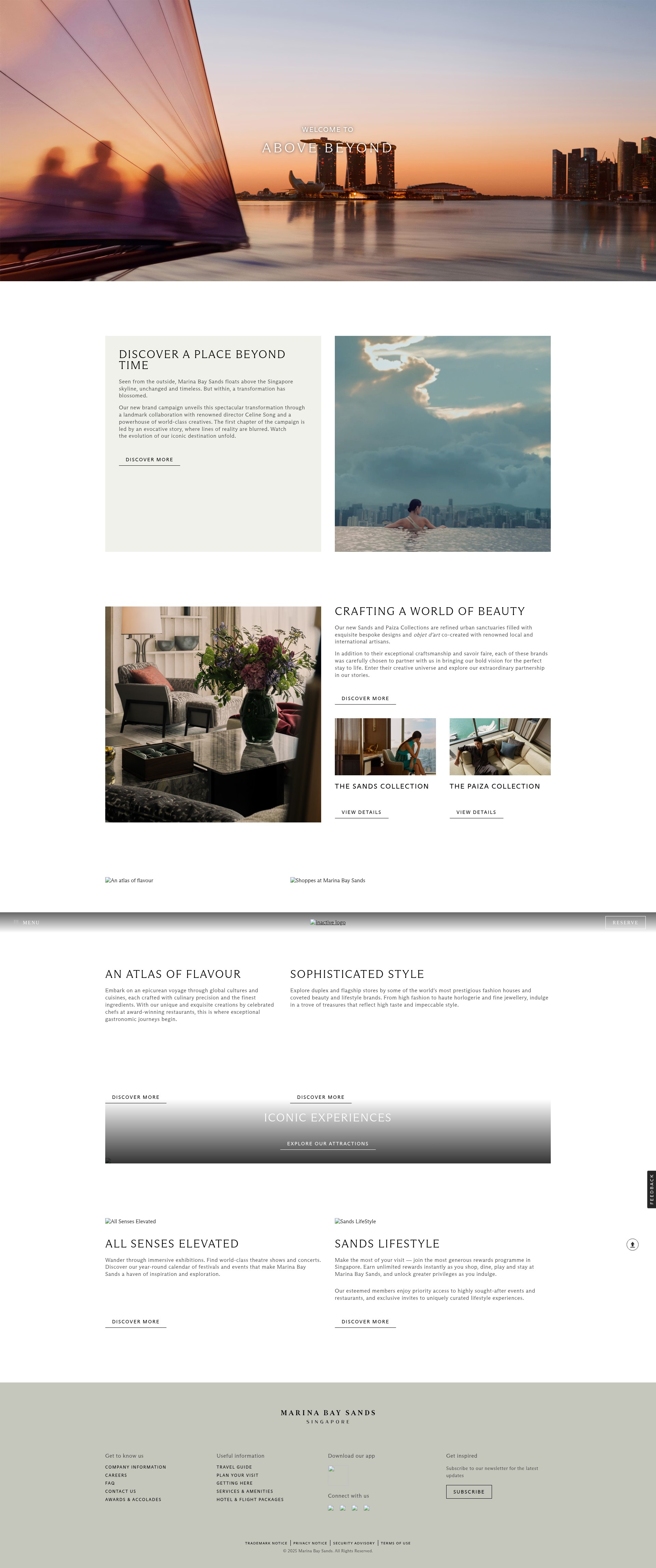 Screenshot of marinabaysands.com