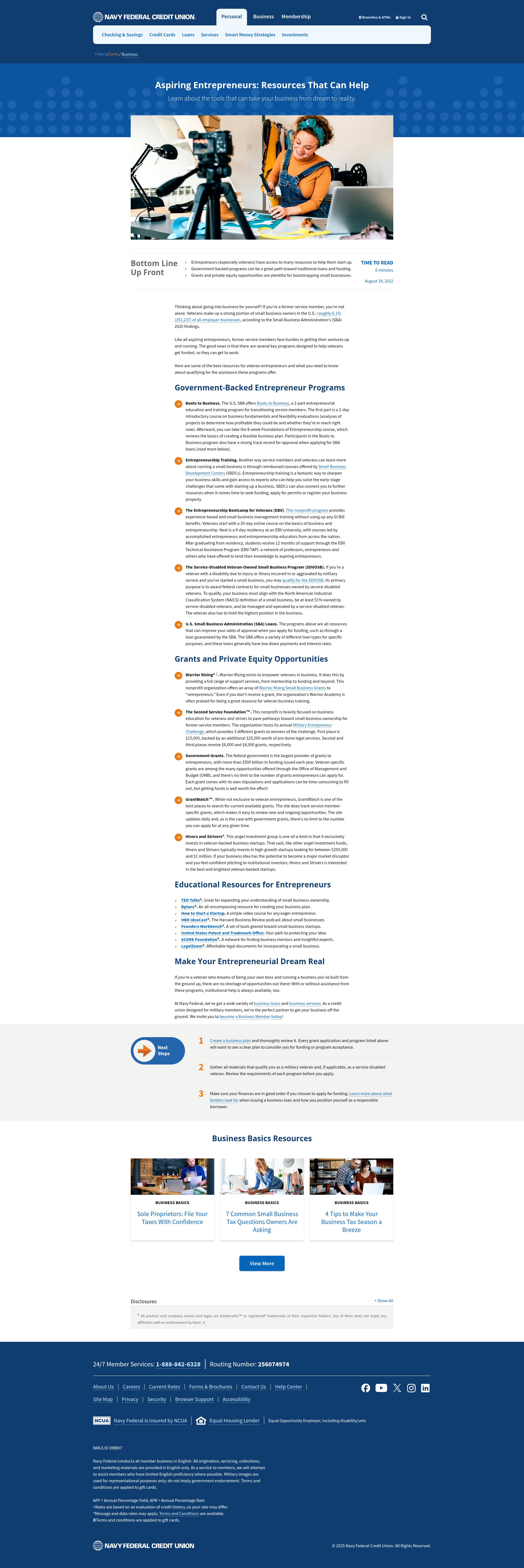 Screenshot of navyfederal.org