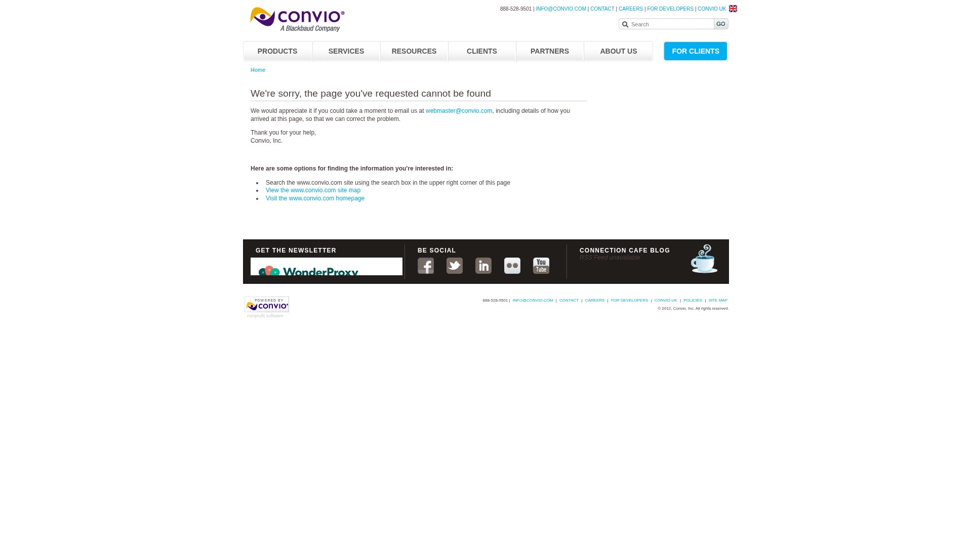 Screenshot of secure2.convio.net