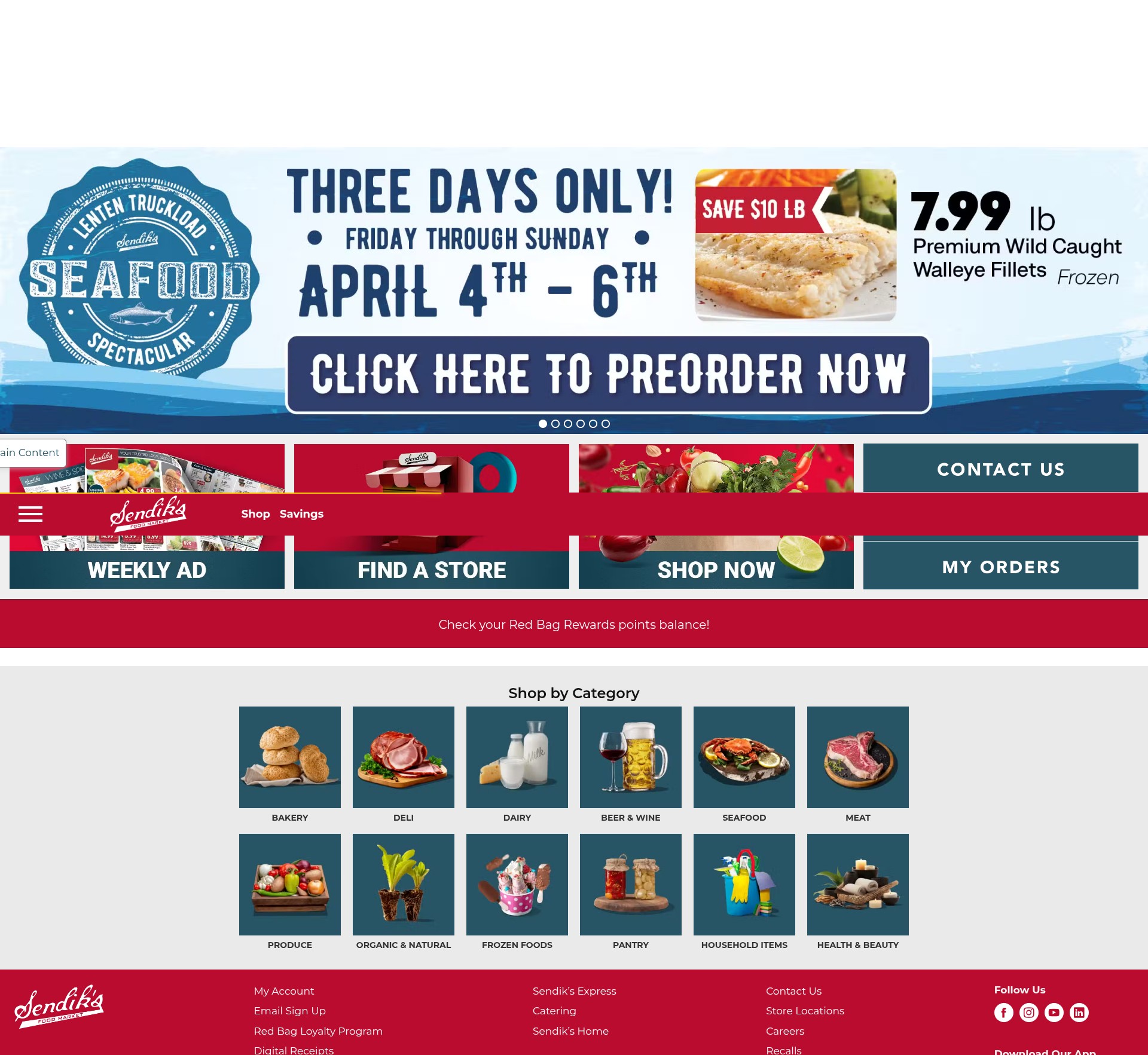 Screenshot of sendiks.com