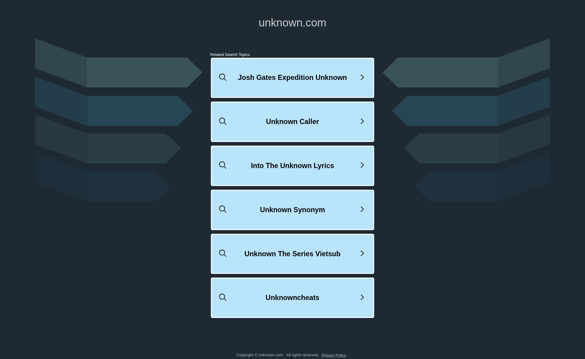 Screenshot of unknown.com