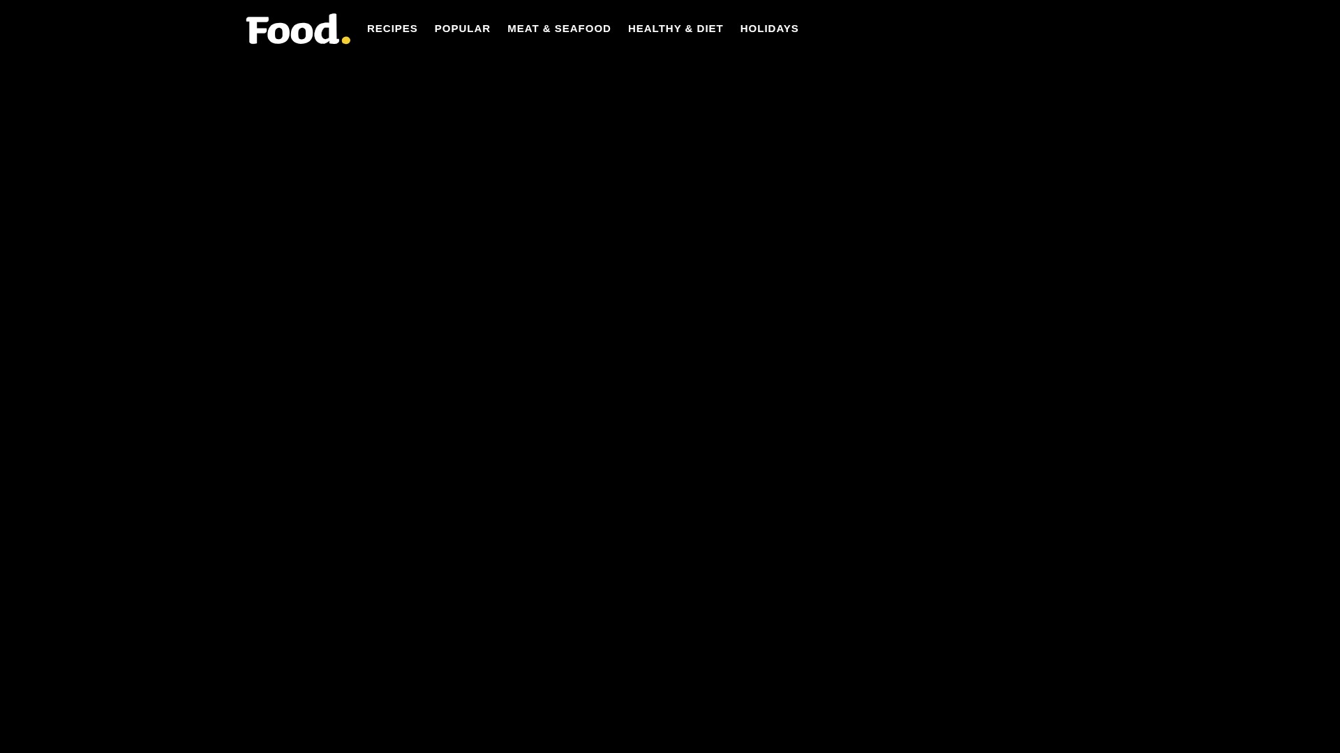 Screenshot of www.food.com