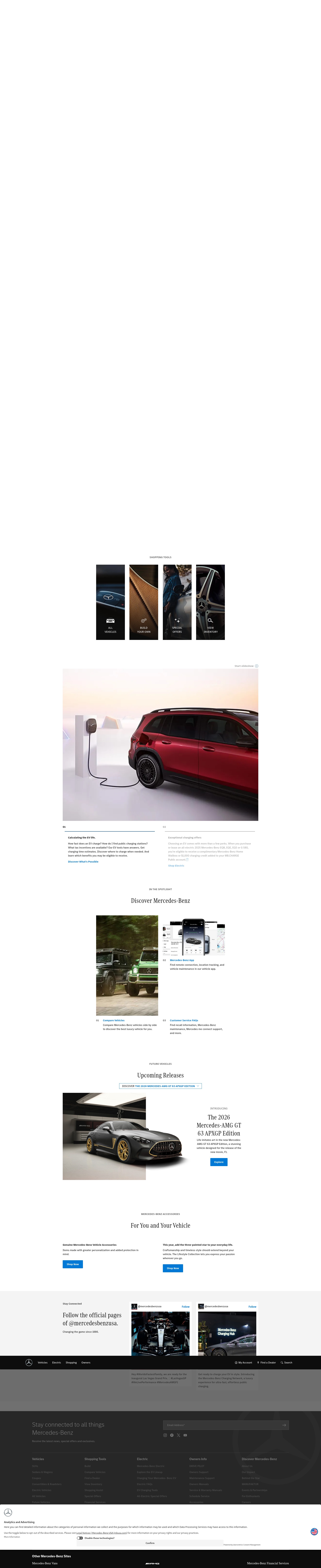 Screenshot of www.mbusa.com