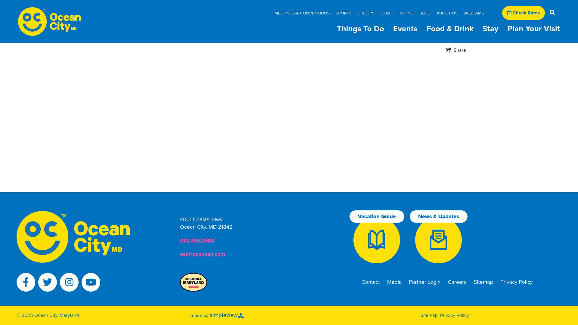 Screenshot of www.ococean.com