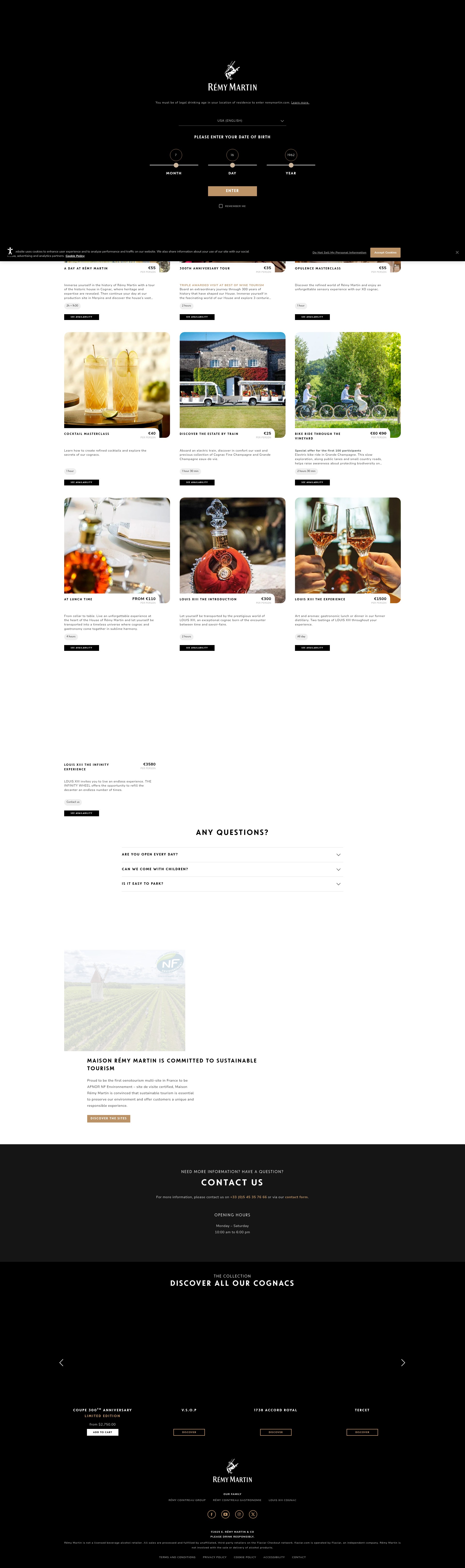 Screenshot of www.remymartin.com