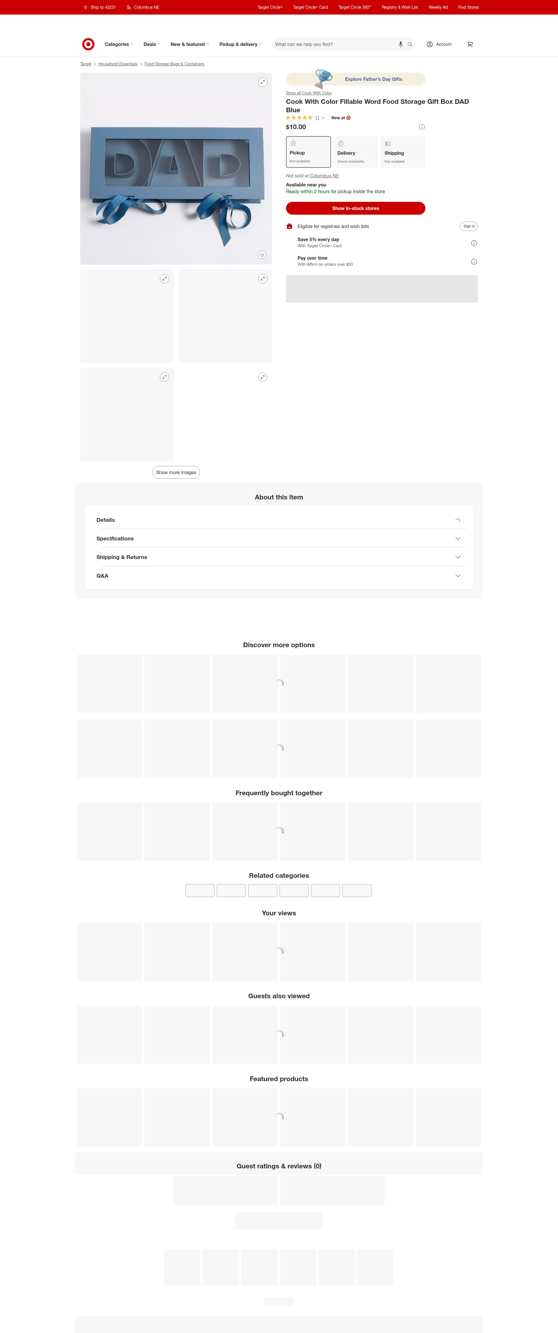 Screenshot of www.target.com