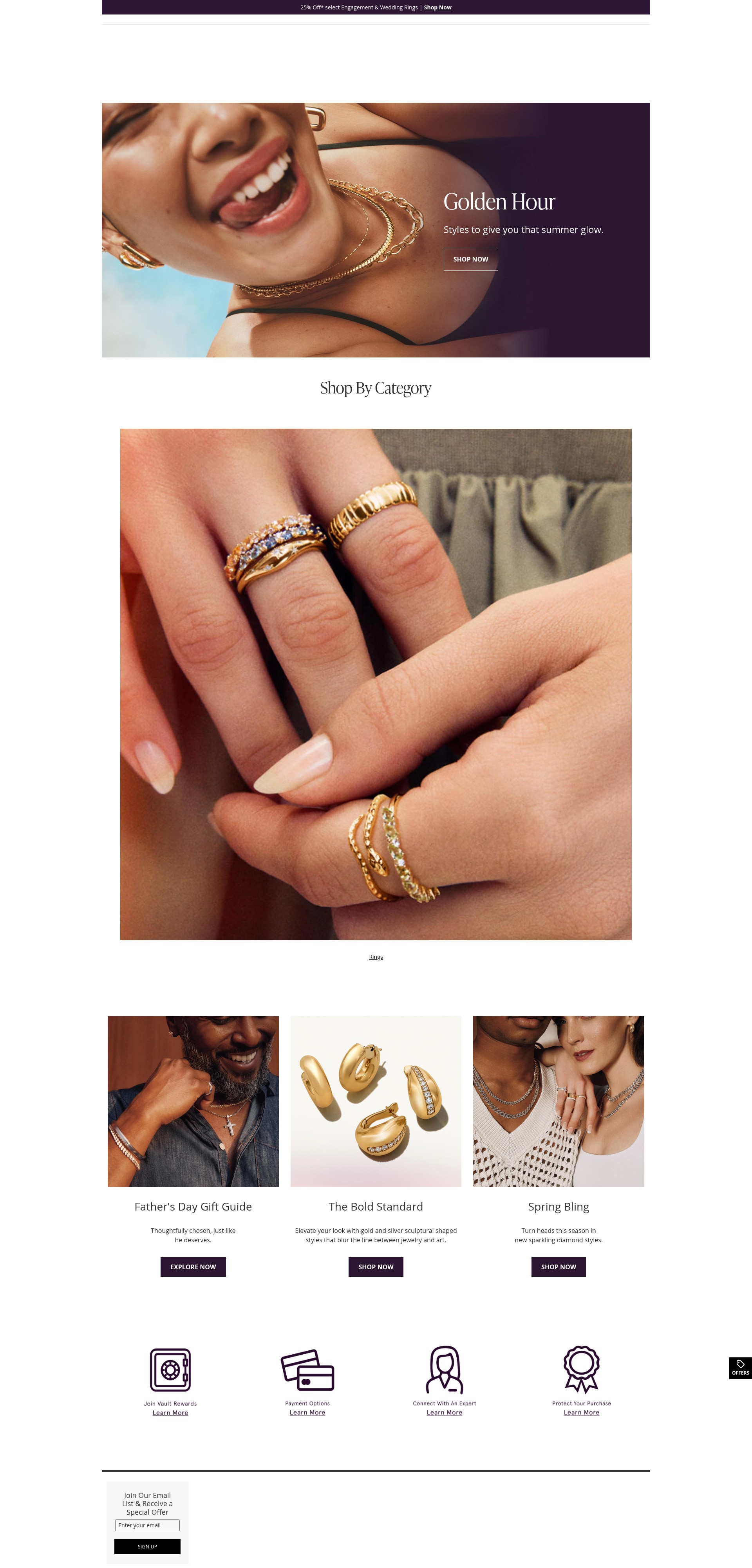 Screenshot of zales.com